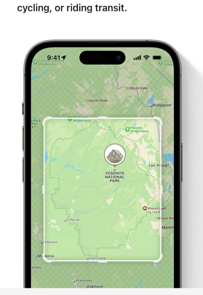 Map features of iOS 17