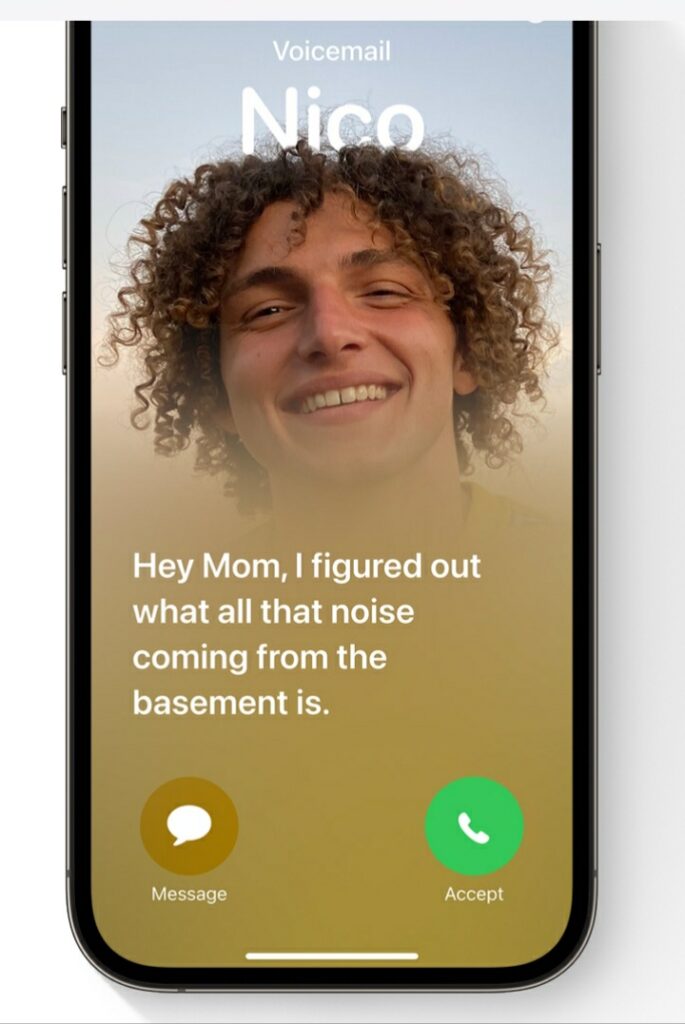 Apple ios 17 Call feature